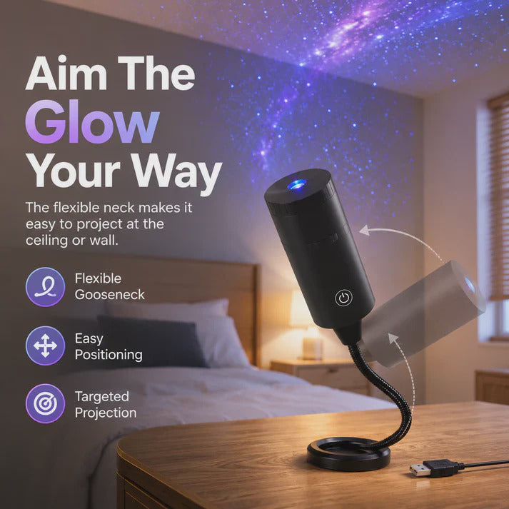 🌌🌠HD Smart Dynamic 5D Holographic Night Light Projector