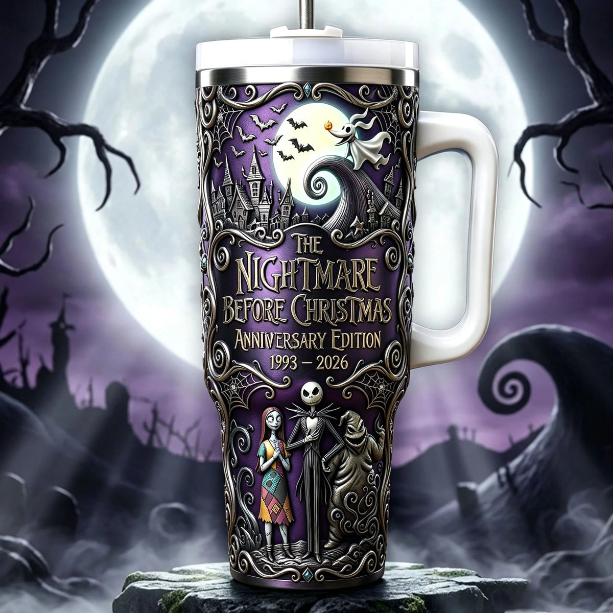 "The Nightmare Before Christmas" 33rd Anniversary Tumbler