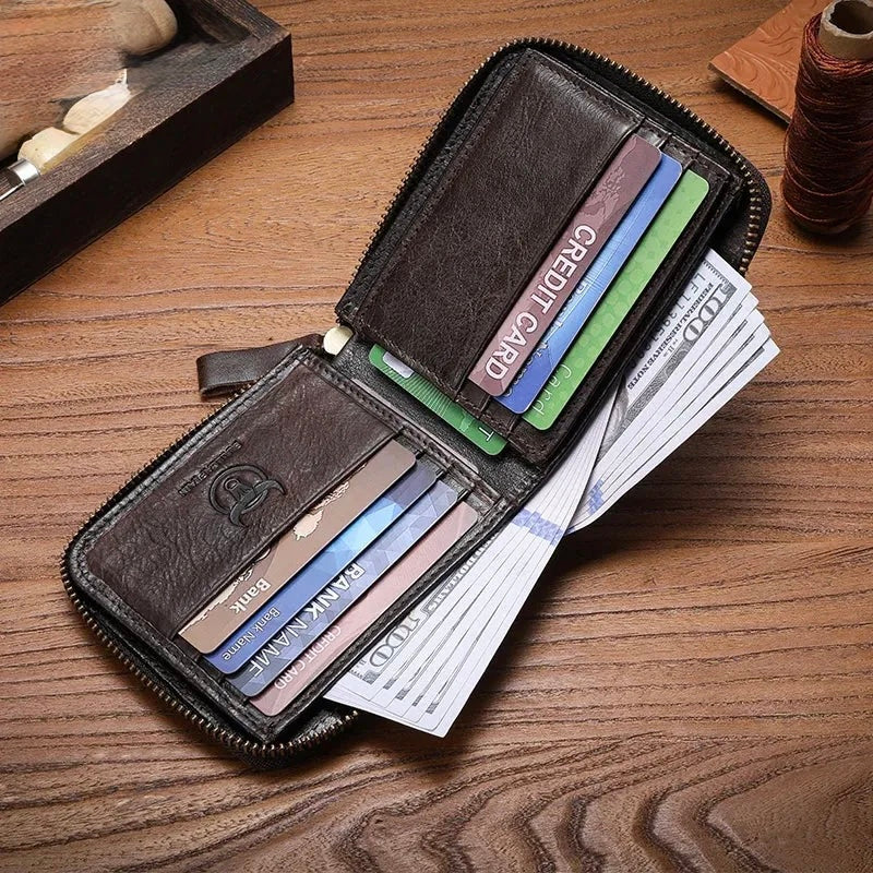 Vanguard Retro Zip RFID Wallet